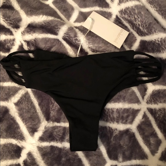 San Lorenzo black bikini bottoms - Picture 1 of 3